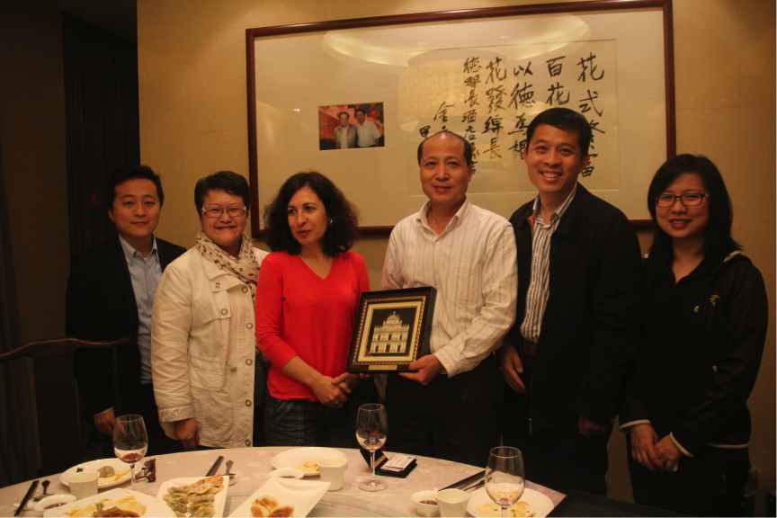 Dinner at DeFaChang Dumpling Restaurant with Mr. Sun Jianning, Director of Education Department of Shaanxi Peoples’s Government