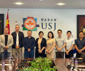 Delegation of Dai Hengqin Development Co. Ltd visit University Saint Joseph