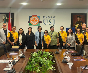 Delegation of Xavier University's School of Business and Management explores partnership opportunities with USJ Macao