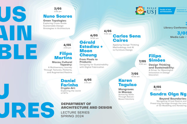 SUSTAINABLE FUTURES | Department of Architecture and Design Lecture Series Spring 2024