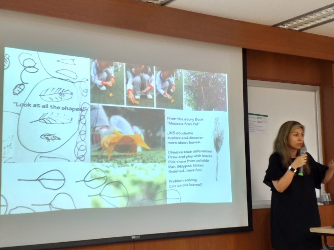 Picture 2. PhD students Nair Cardoso presented her master study result topic “Determining the effectiveness of sensory play and exploration in early childhood - A Quasi-experime